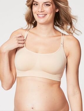 Cake Maternity Seamless Maternity Nursing Bra — Nude New With Tags